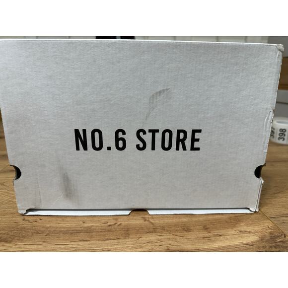 No. 6 Store Pull On Shearling Clog Booties Black Leather Size 5 US 35 EU NIB - Picture 13 of 13